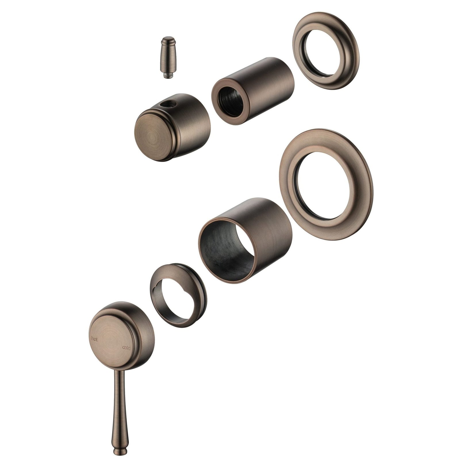 Bella Vista Mica Heritage Shower Mixer Diverter - TRIM KIT ONLY