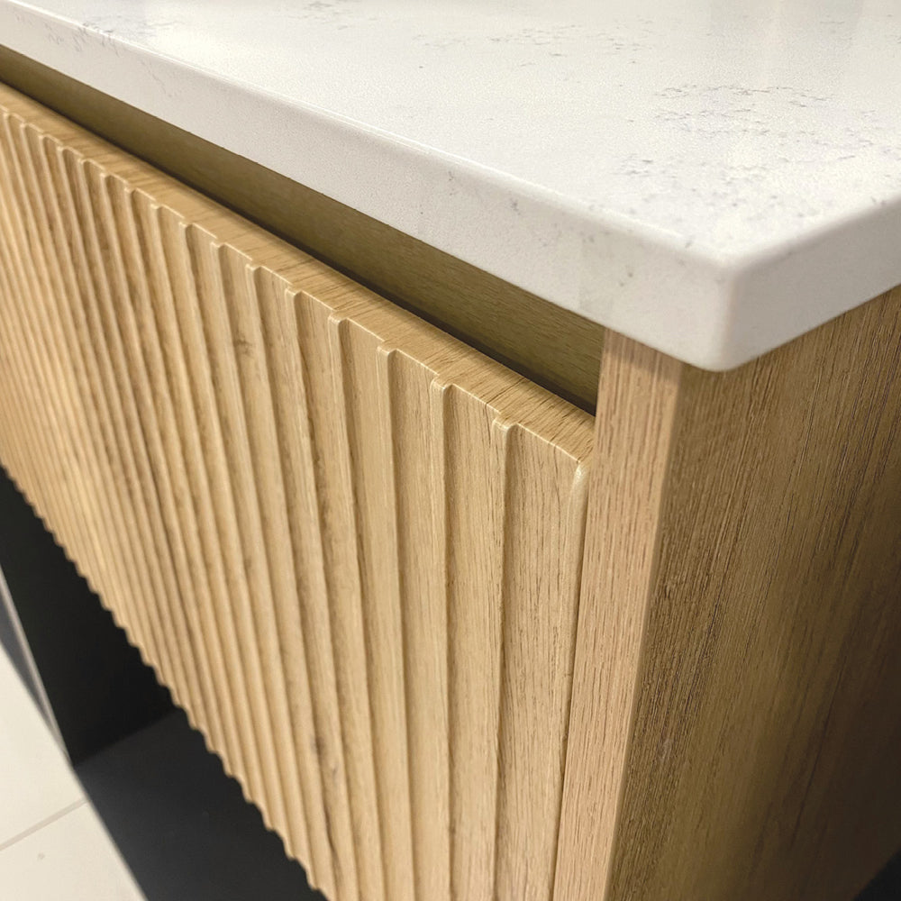 Sarah Bianco Marble Undermount 1200 Alina Scandi Oak Wall-Hung Vanity