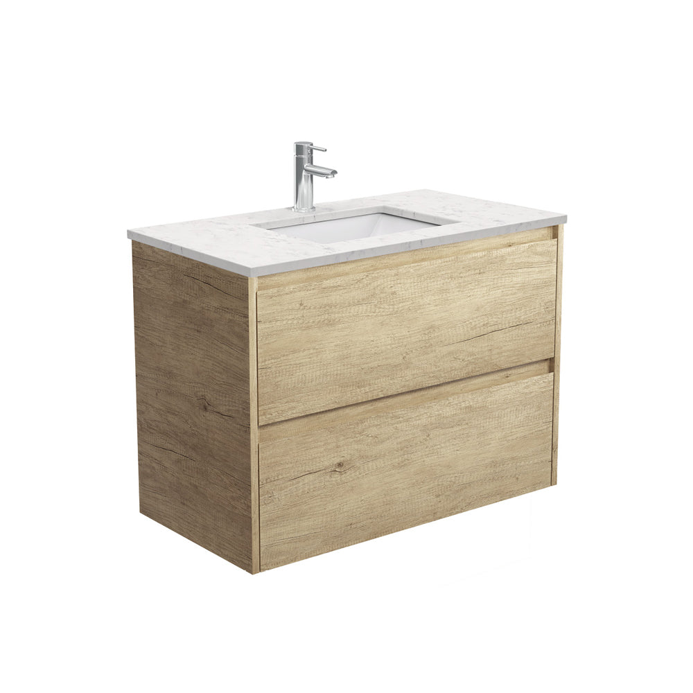 Fienza Sarah Amato Scandi Oak Wall-Hung Vanity 750 / 900 / 1200 MM