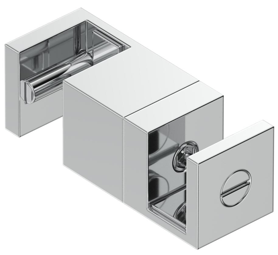 Bella Vista Shower Screen Sliding Floor Bracket - Chrome