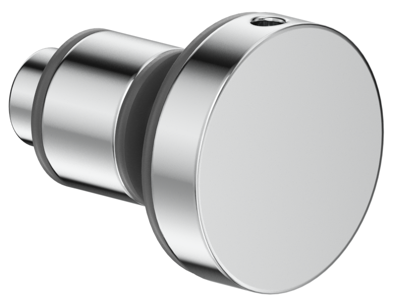 Bella Vista Shower Screen Sliding Rail-to-Glass Bracket - Chrome