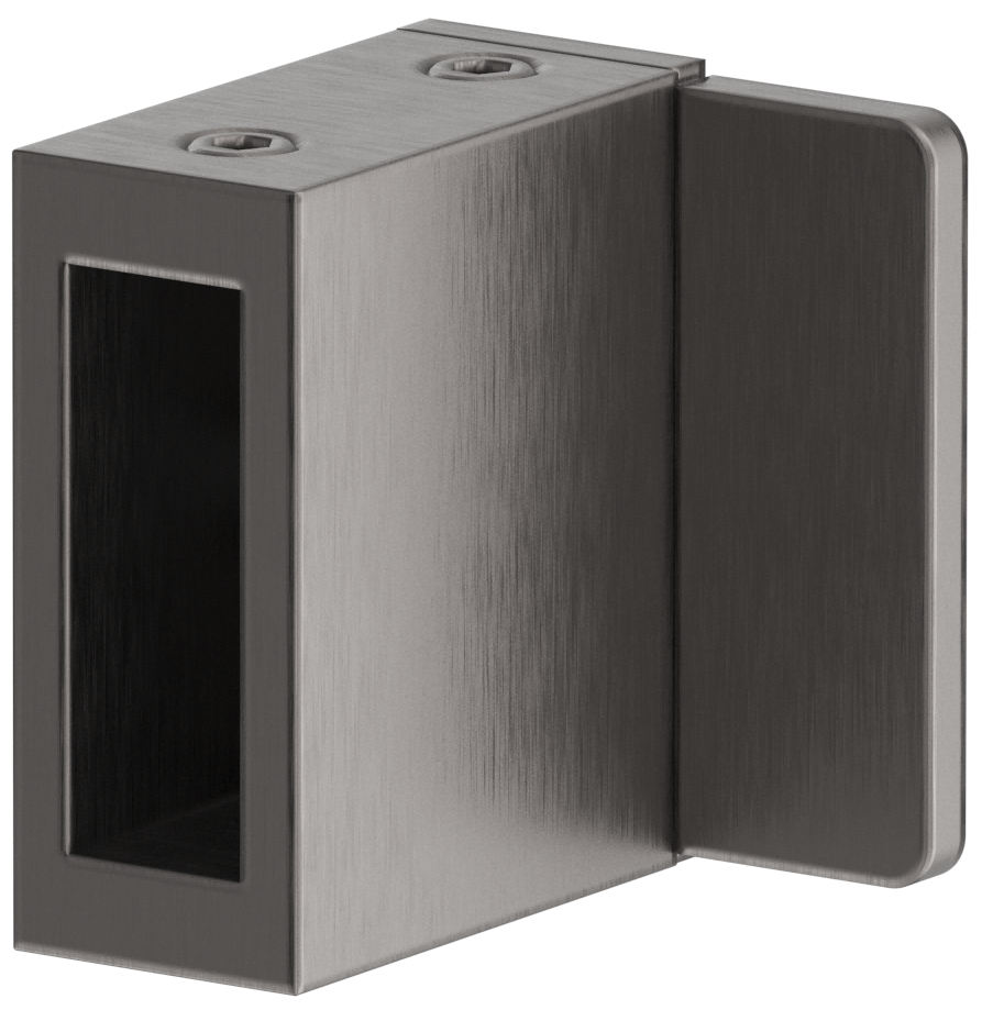 Bella Vista Shower Screen Sliding L-Wall Bracket - Gun Metal