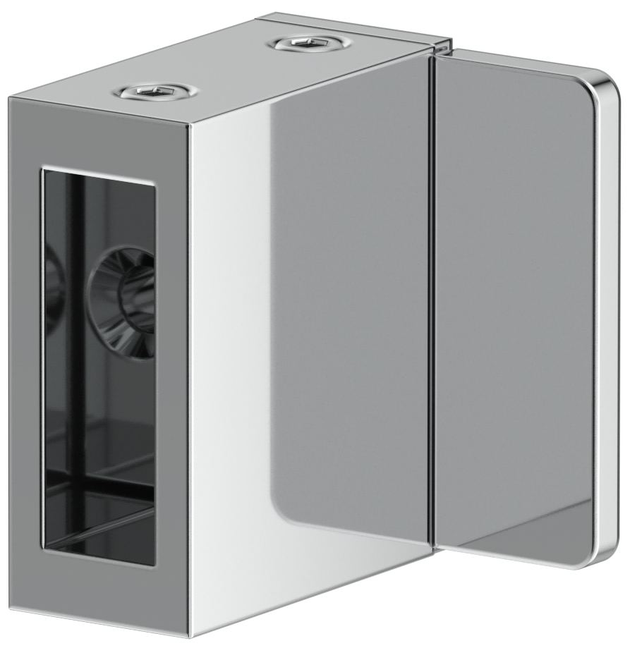 Bella Vista Shower Screen Sliding L-Wall Bracket - Chrome