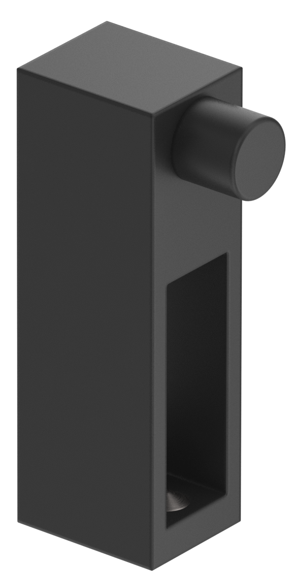 Bella Vista Shower Screen Sliding Roller Stop - Black