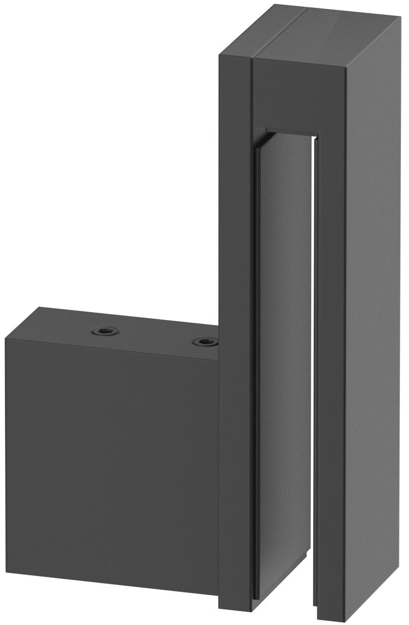 Bella Vista Shower Screen Sliding Rail Side Hook - Black