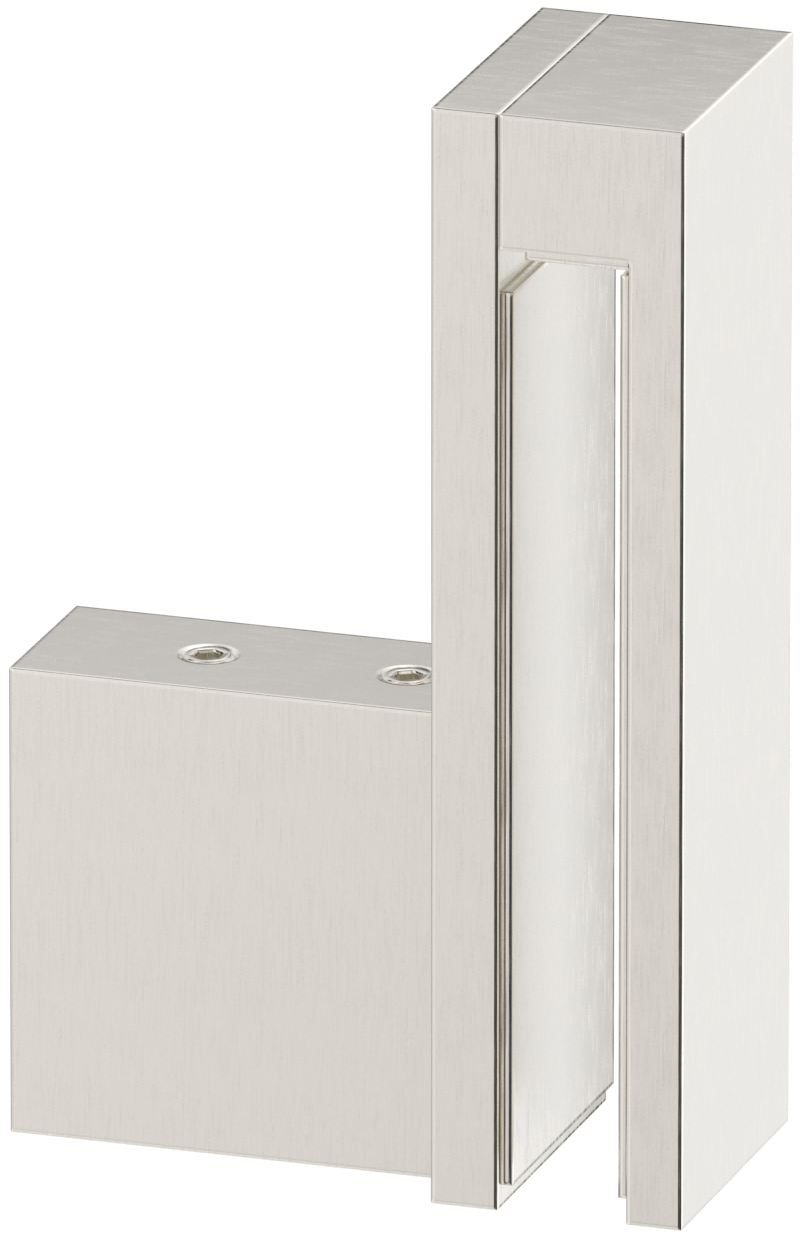 Bella Vista Shower Screen Sliding Rail Side Hook - Brushed Nickel
