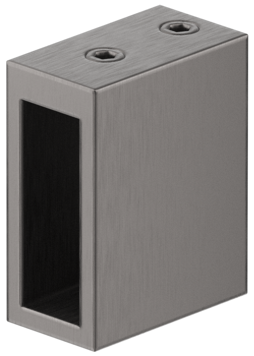 Bella Vista Shower Screen Rail Wall Bracket - Gun Metal