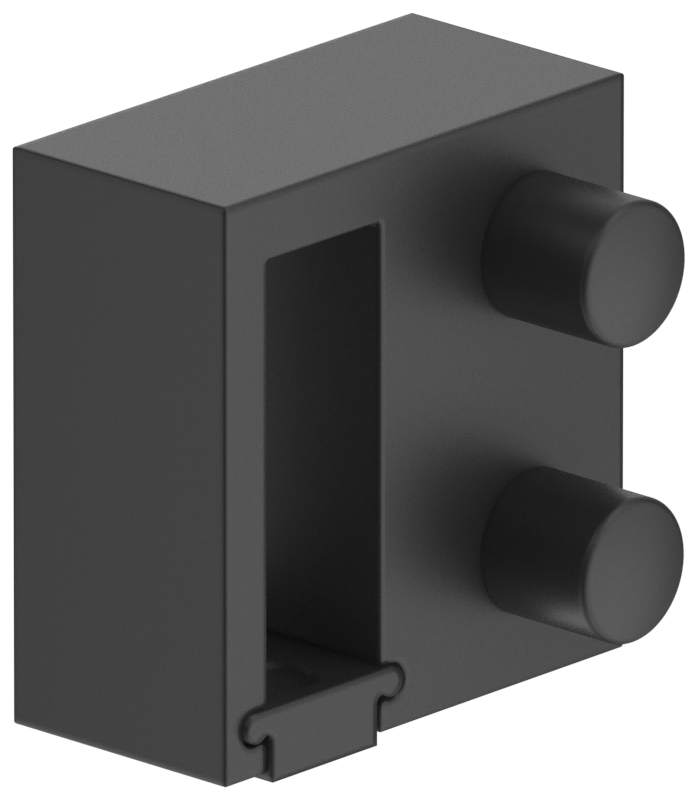 Bella Vista Shower Screen Sliding Door Stop - Black