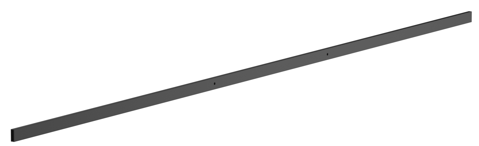 Bella Vista Shower Screen Sliding Rail - 2000/2500mm - Black