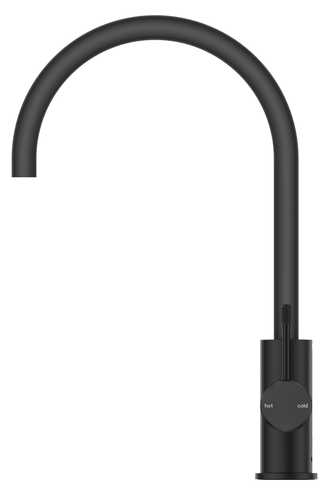 Bella Vista Mica Fluted Gooseneck Sink Mixer