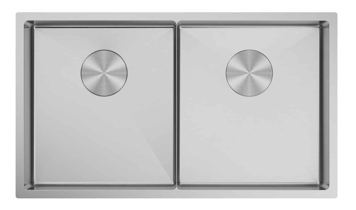 Bella Vista Luminare Sink 760 x 440mm - Double Bowl - Stainless Steel