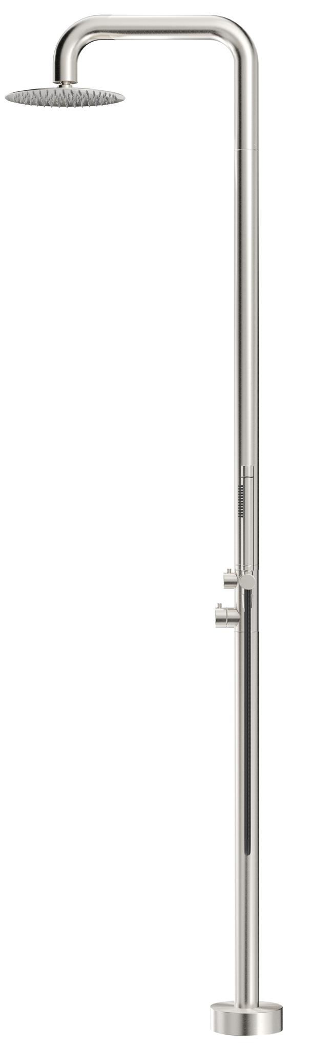 Bella Vista Mica Soft Square Freestanding Outdoor Shower