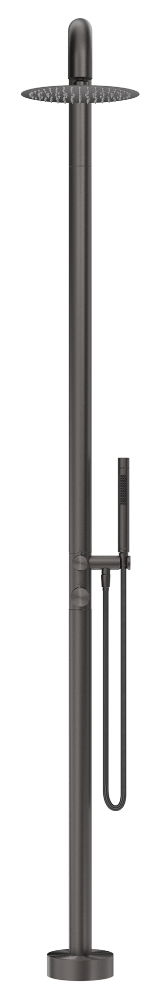 Bella Vista Mica Soft Square Freestanding Outdoor Shower