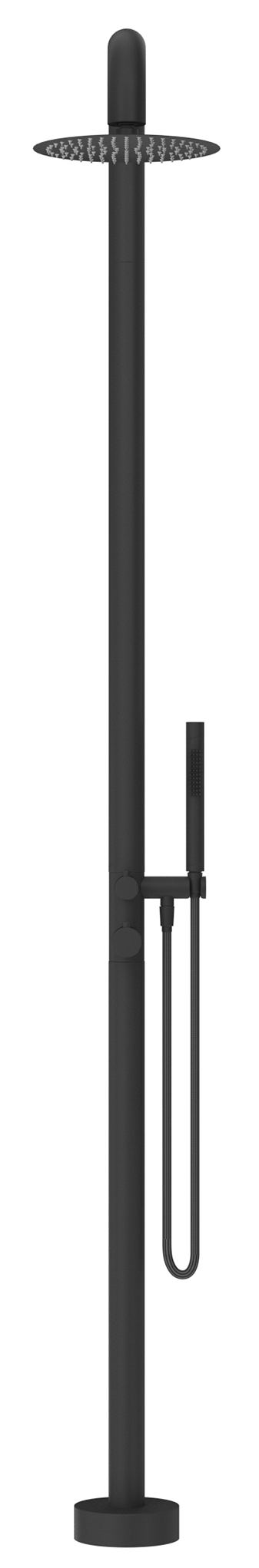 Bella Vista Mica Soft Square Freestanding Outdoor Shower