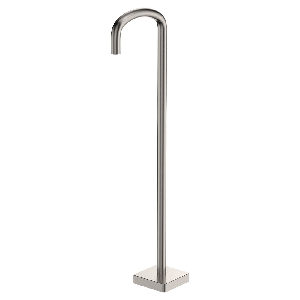 Fienza Tono Floor Mounted Bath Outlet - Brushed Nickel