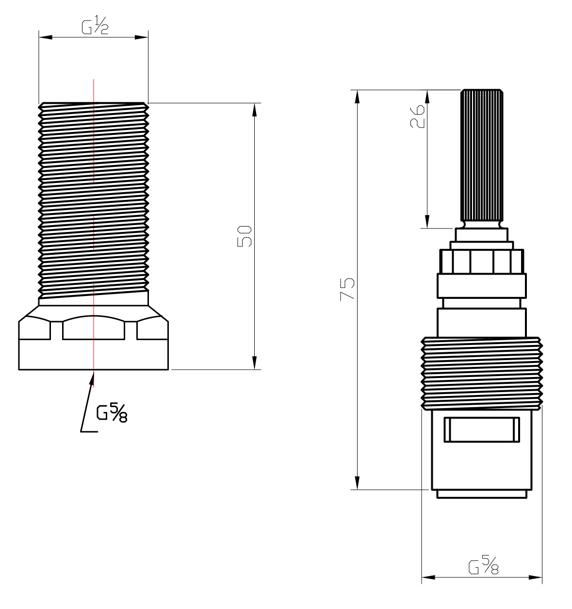 Bella Vista Wall Top Assembly - Body Only