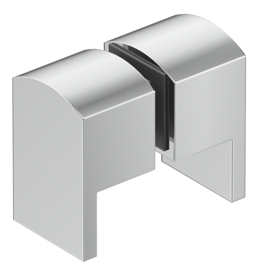 Bella Vista Shower Screen Handle - Square Lever - Chrome