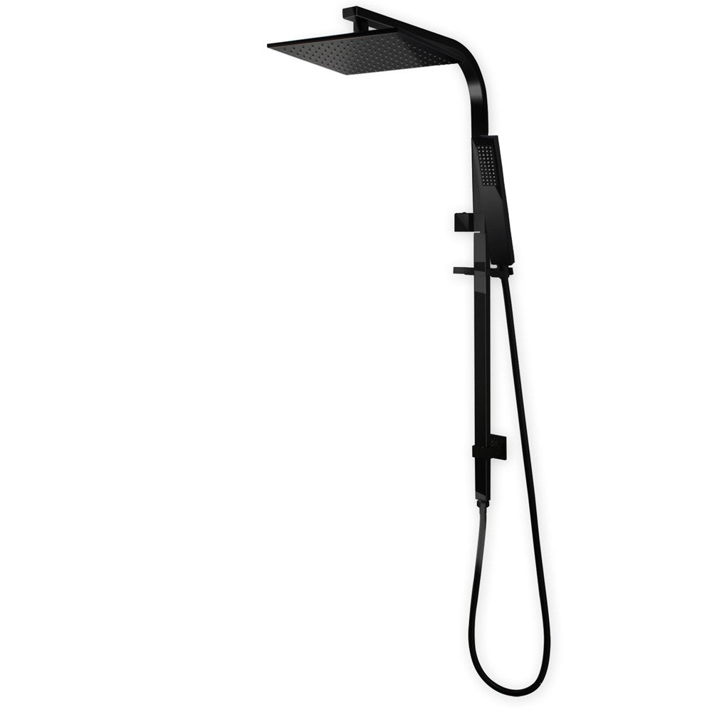Esperia 10" Black Rose Gold Square Shower Station