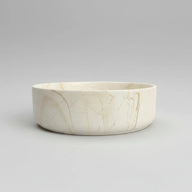 Claya - Serra-40 Above Counter Ceramic Basin Matte Stone Marble look