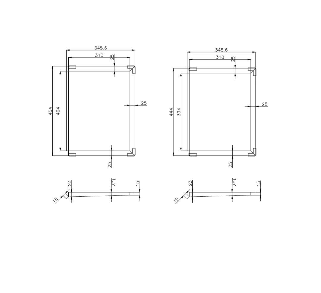 Stainless Steel Chrome Sink Trays