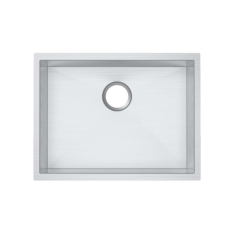 Handmade Top/Undermount Single Bowl Kitchen Sink 304 Stainless Steel | 600x450x230mm