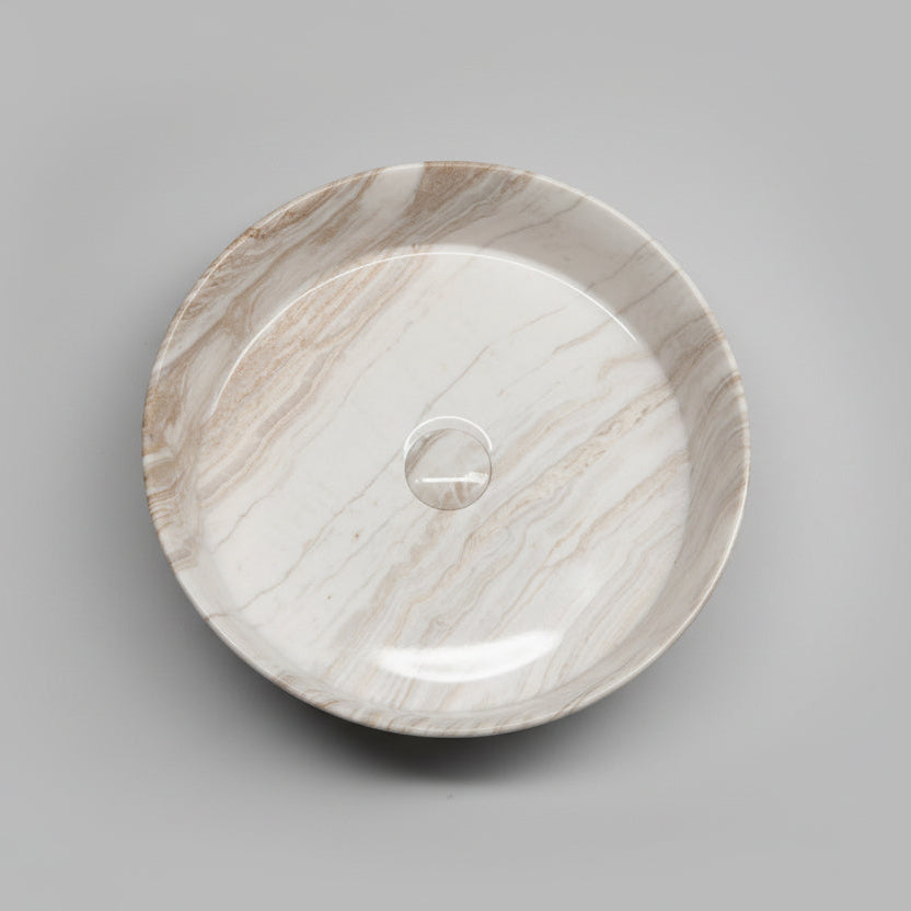 Terra-40 Above Counter Basin – Gloss Stone Marble
