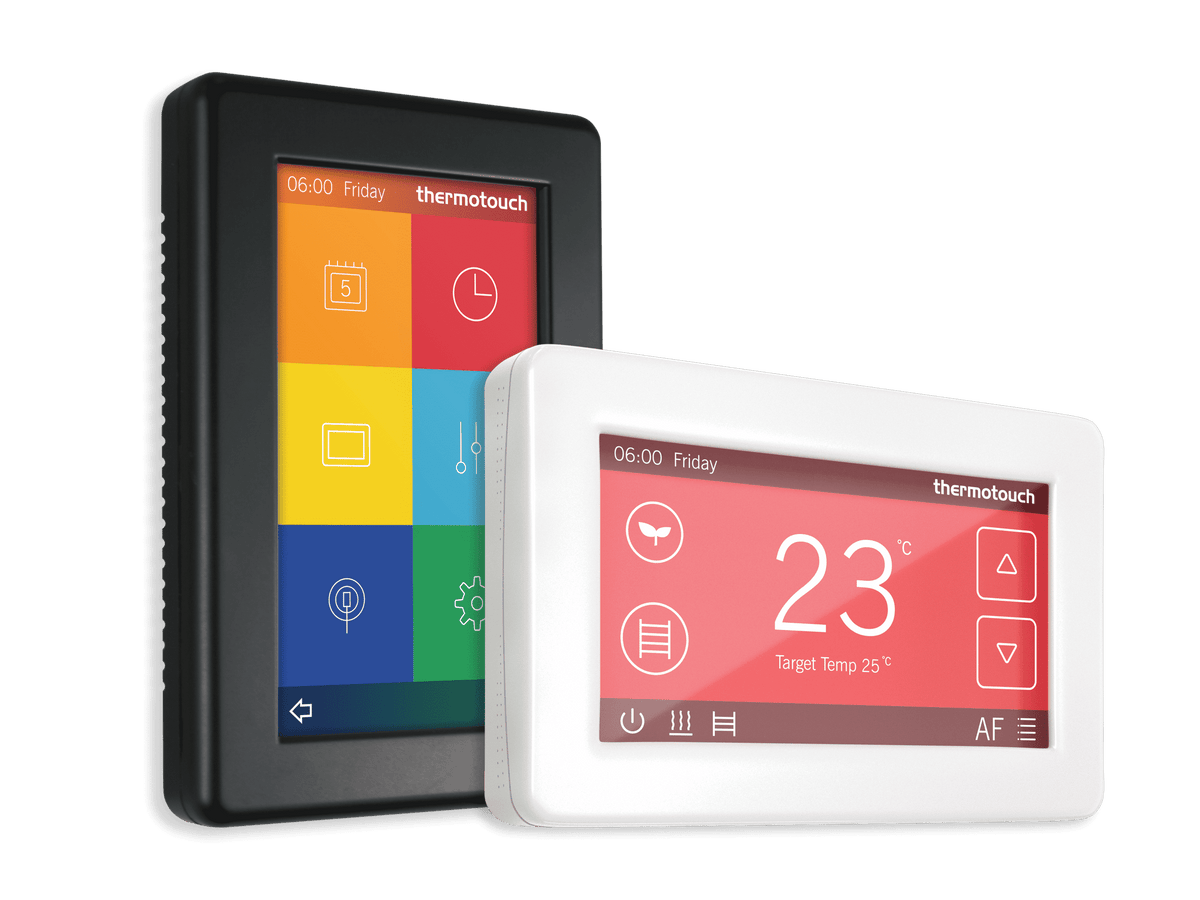Thermotouch 4.3dC Dual Thermostat 16A + 5A Max Load