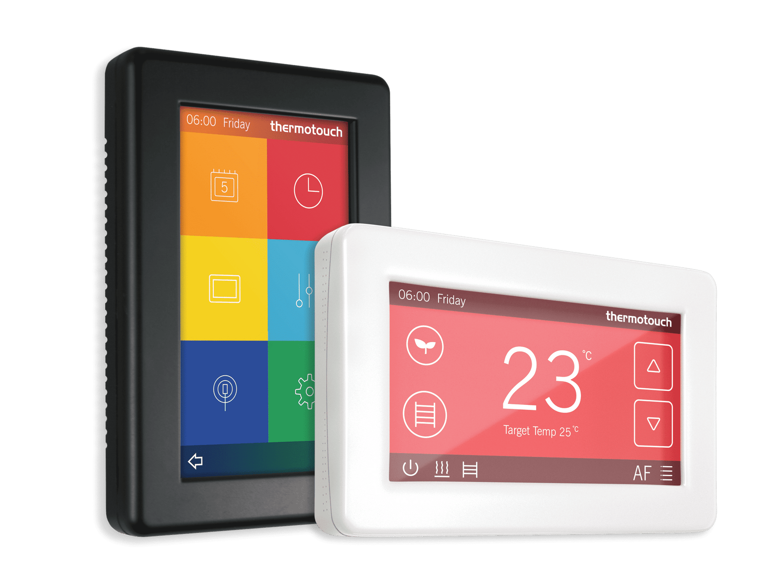 Thermotouch 4.3dC Dual Thermostat 16A + 5A Max Load