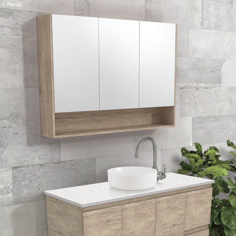 Fienza Mirror Cabinet with Display Shelf