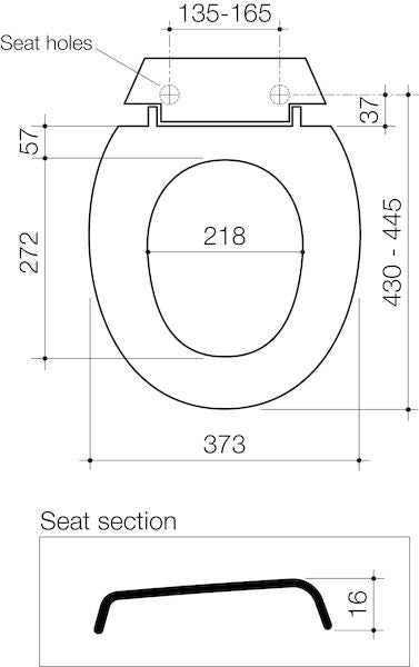 Caroma GermGard® Uniseat V/Pack