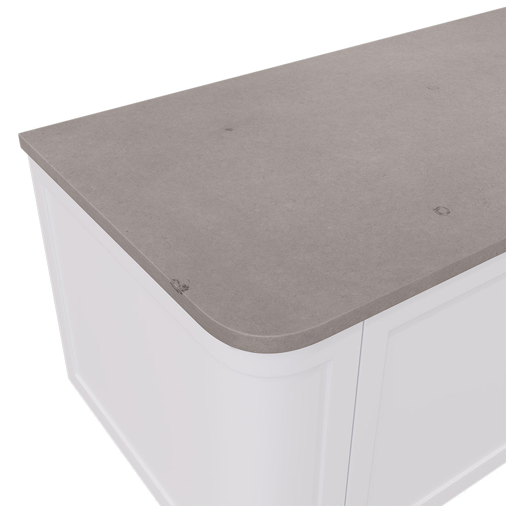 Fienza - Silica Free Stone Top, Curved Full Depth