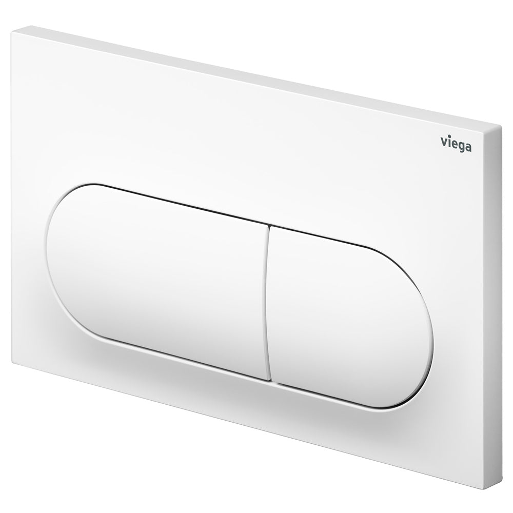 Viega Visign Life6 Pill Button Flush Plate, Chrome