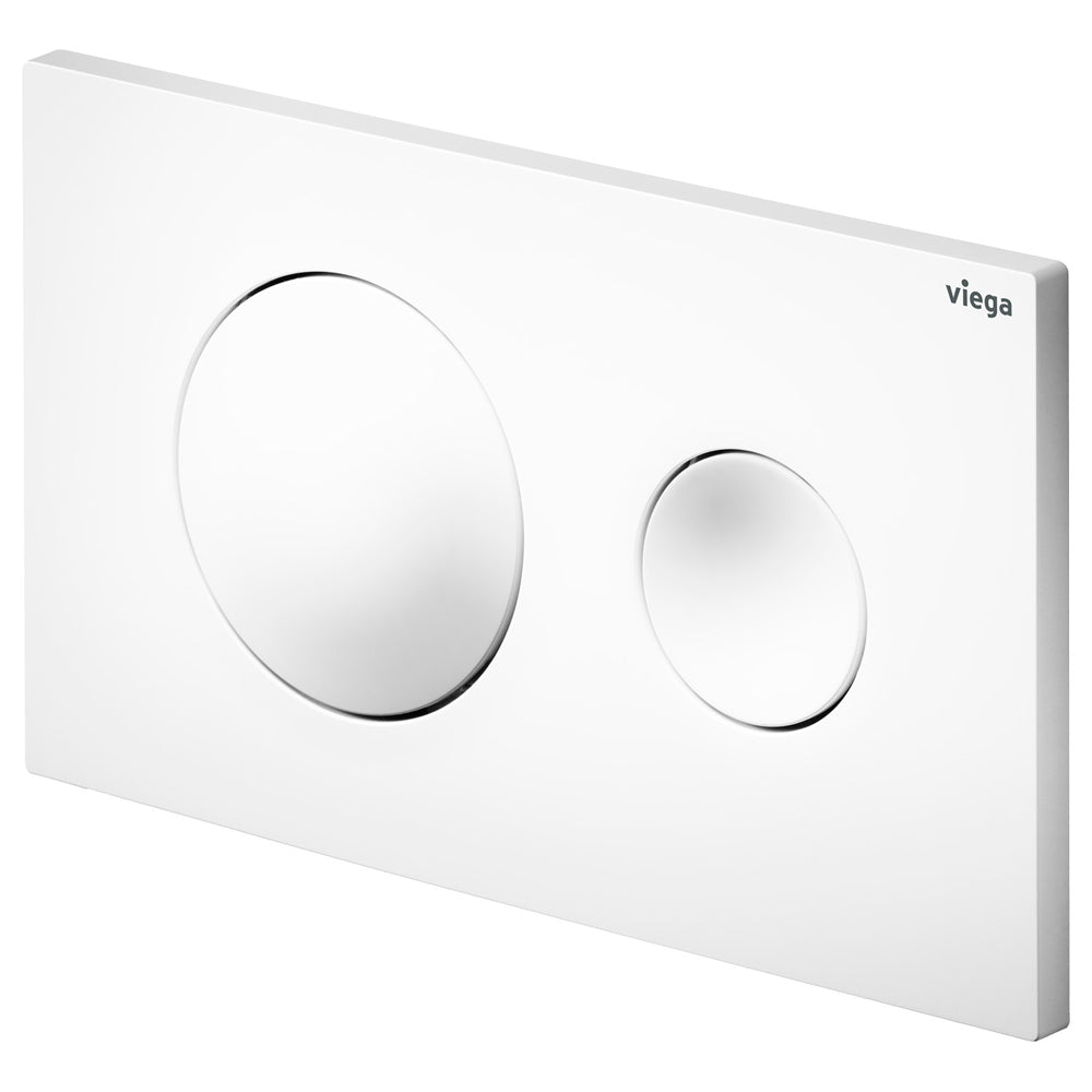 Viega Visign Style20 Round Button Flush Plate, Chrome