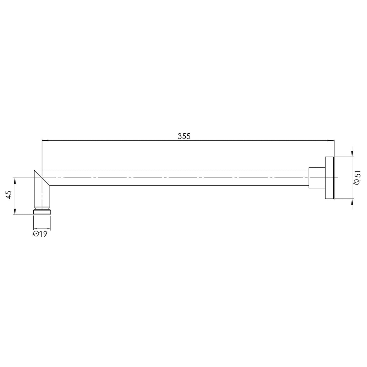 Phoenix Vivid Shower Arm