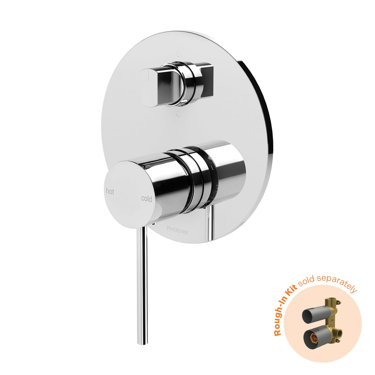 Phoenix Vivid Slimline SwitchMix Shower / Bath Diverter Mixer (Fit-Off Kit Only) – Lead Free