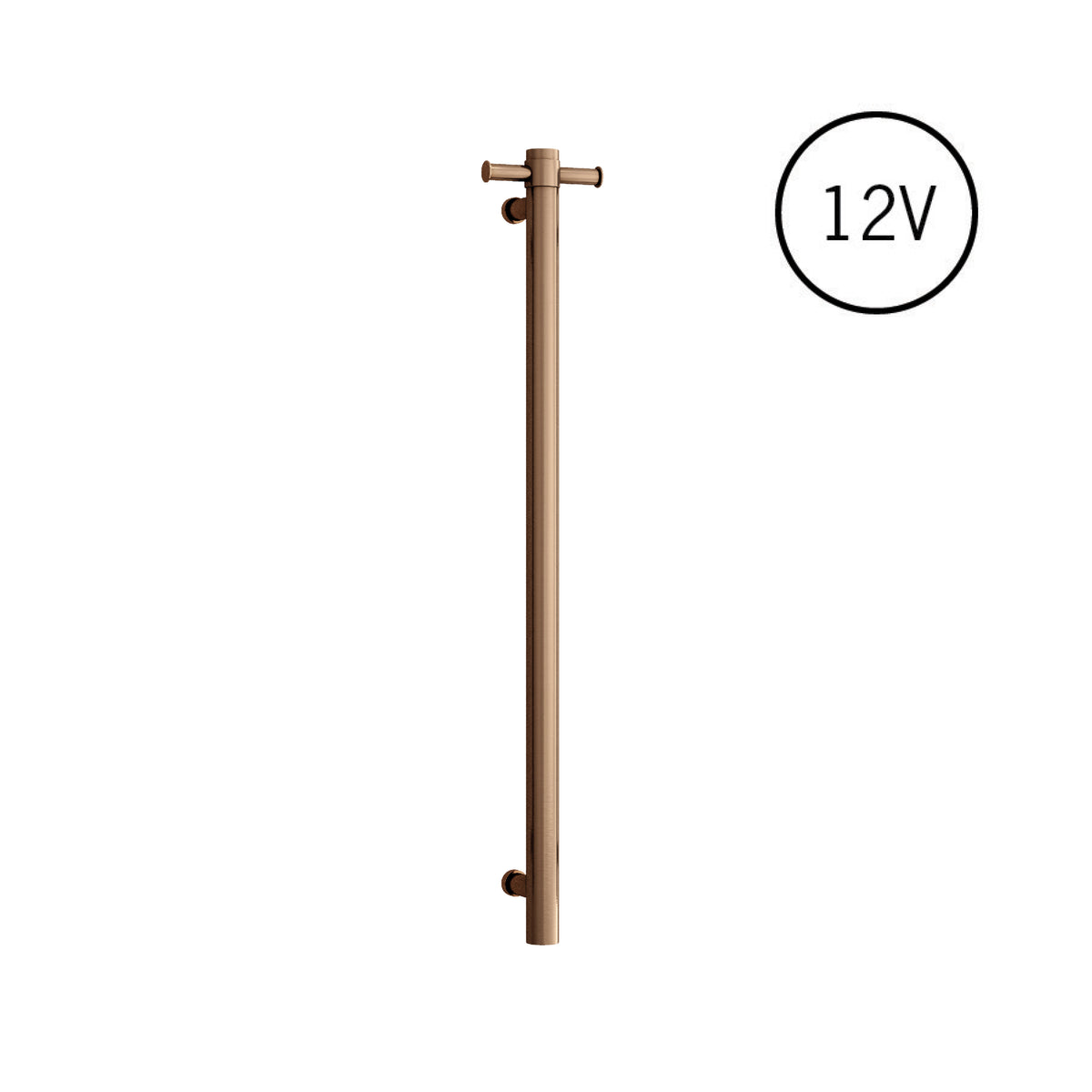 Thermorail Straight/Round 12Volt Vertical Bar With Optional Hook