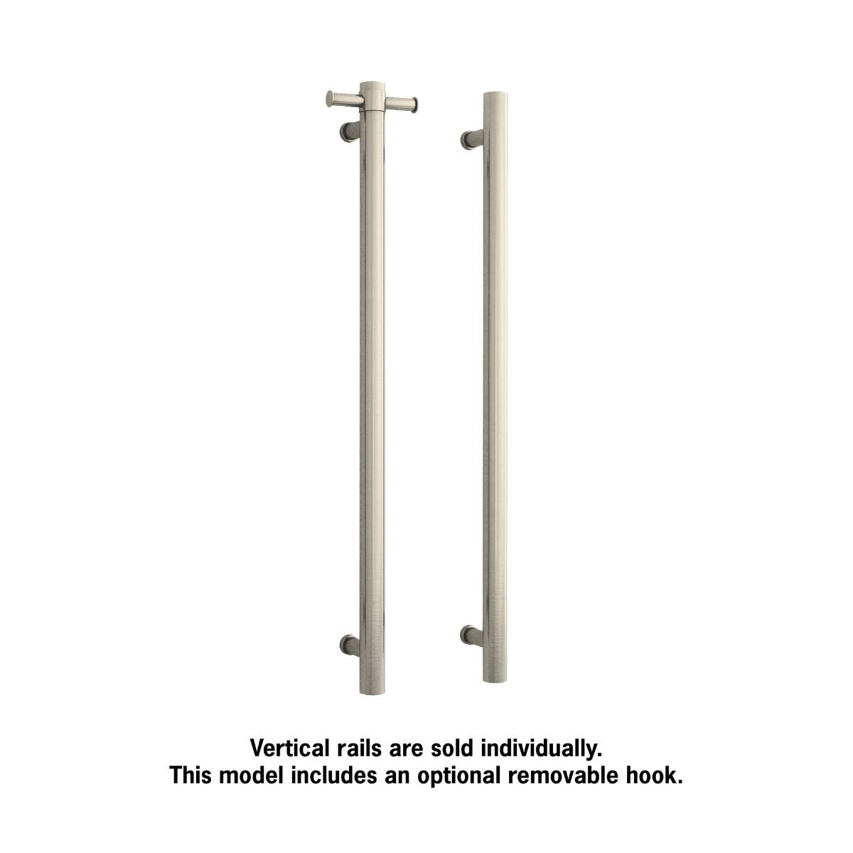 Thermorail Straight/Round 240Volt Vertical Bar With Optional Hook
