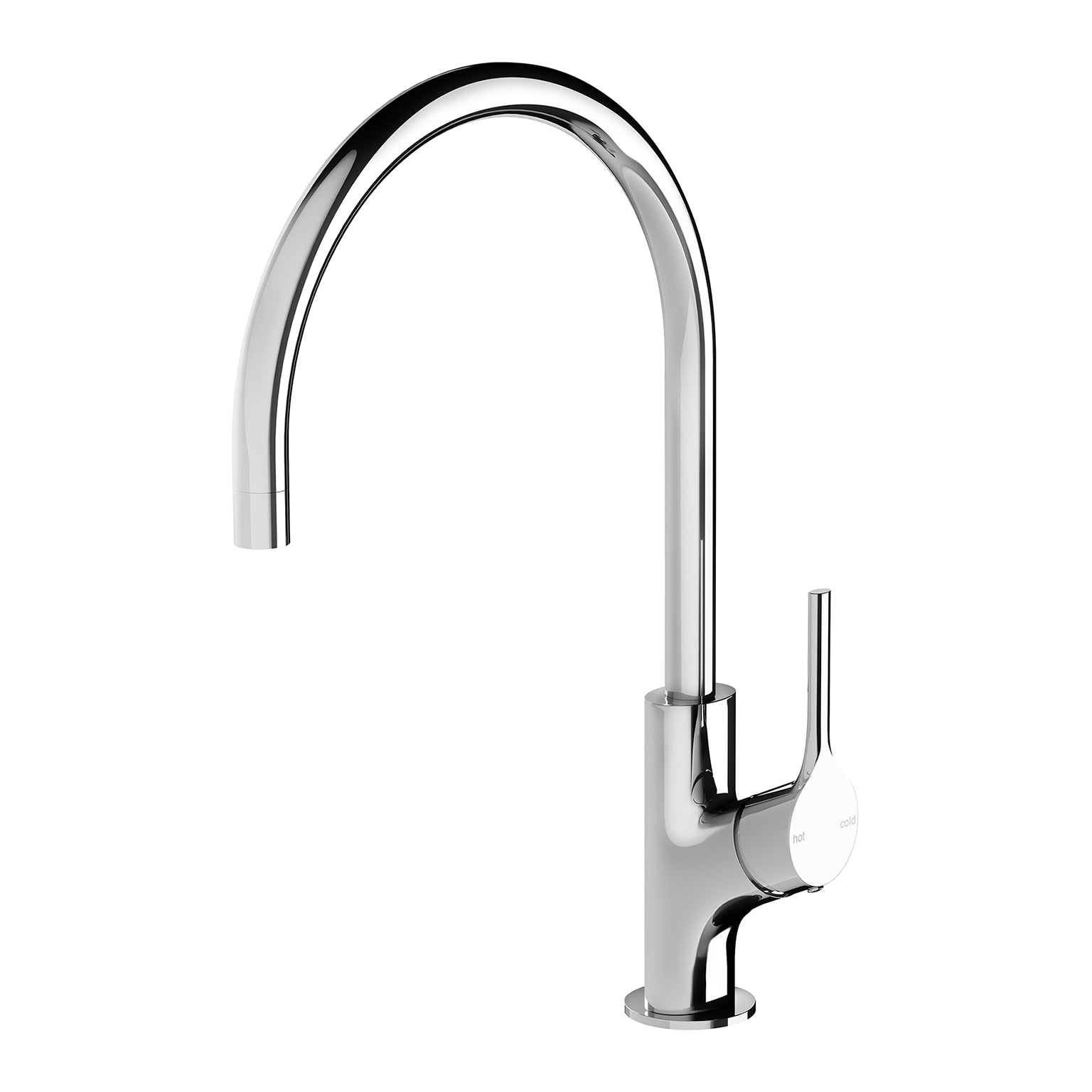 Phoenix Vivid Slimline Oval Sink Mixer 220mm Gooseneck – Lead Free