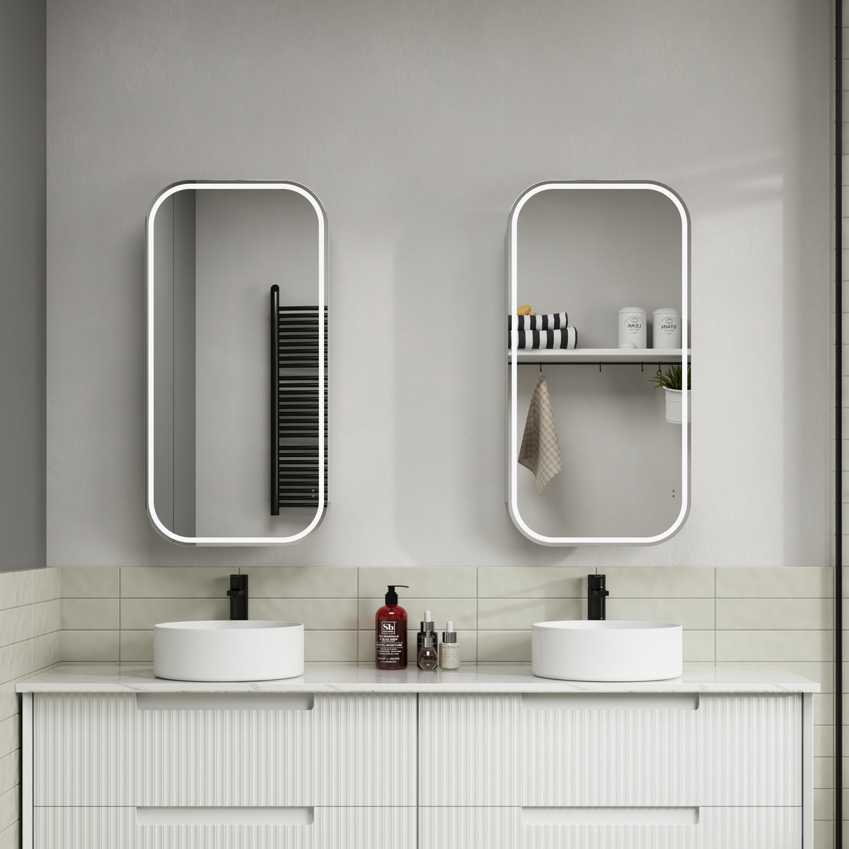 Aulic Vienna LED Shaving Cabinet