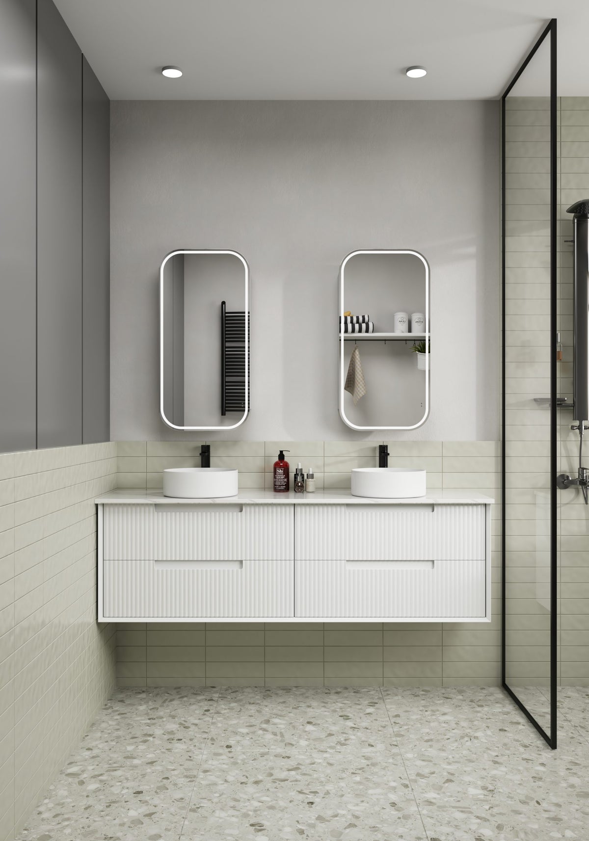 Aulic Vienna LED Shaving Cabinet