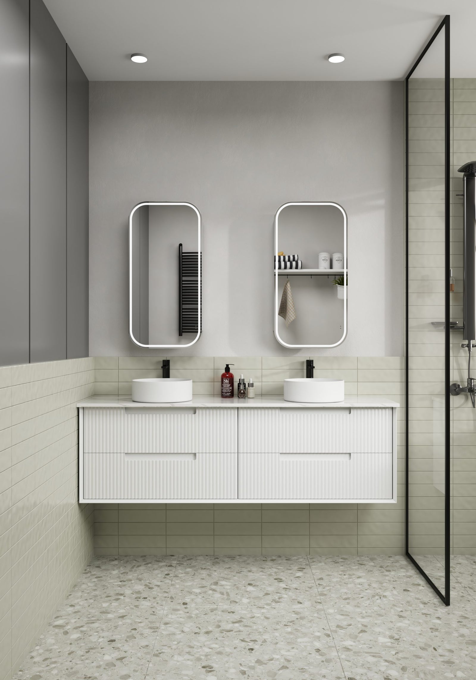 Aulic Vienna LED Shaving Cabinet