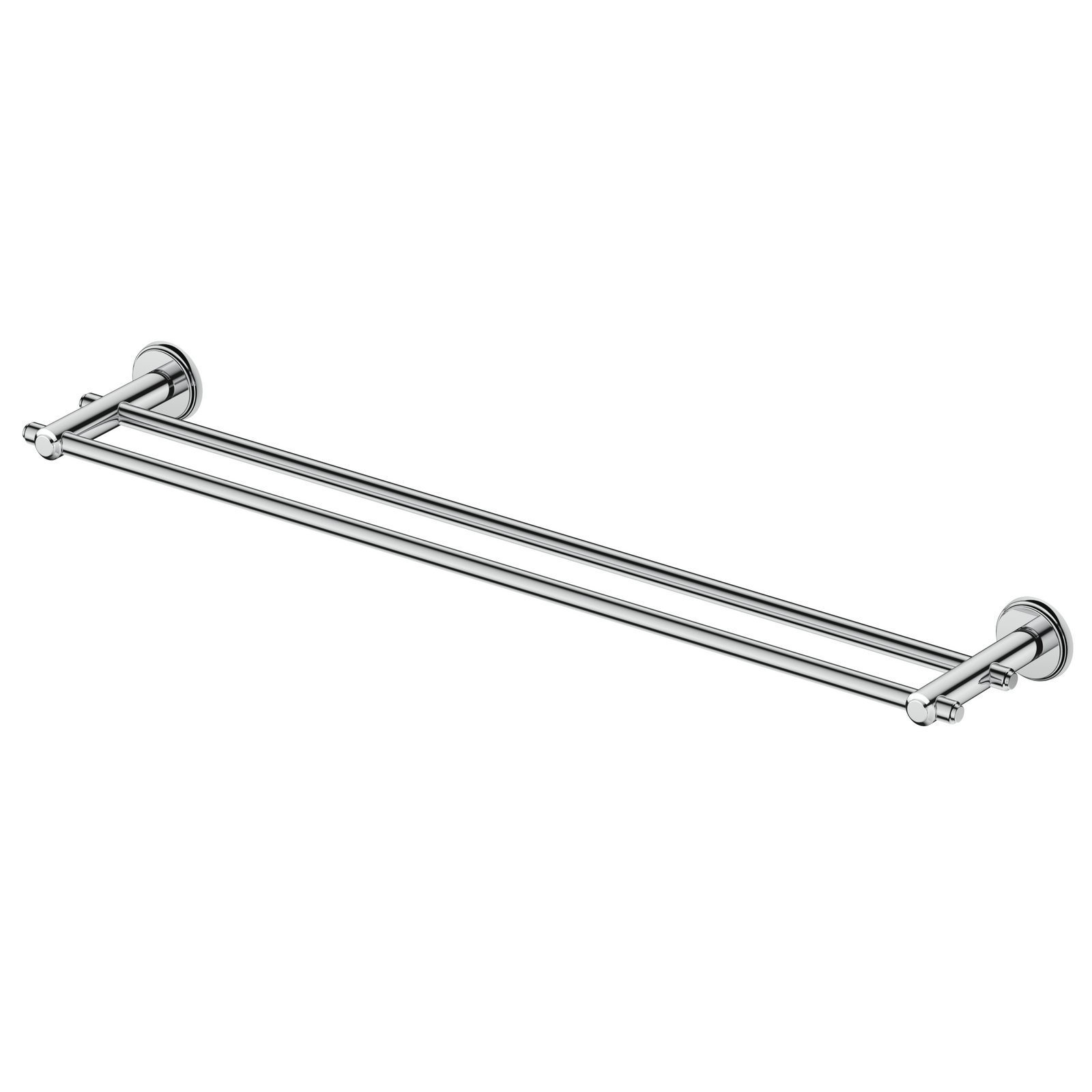Bella Vista Mica Heritage Double Towel Rail 600/800 MM - Chrome