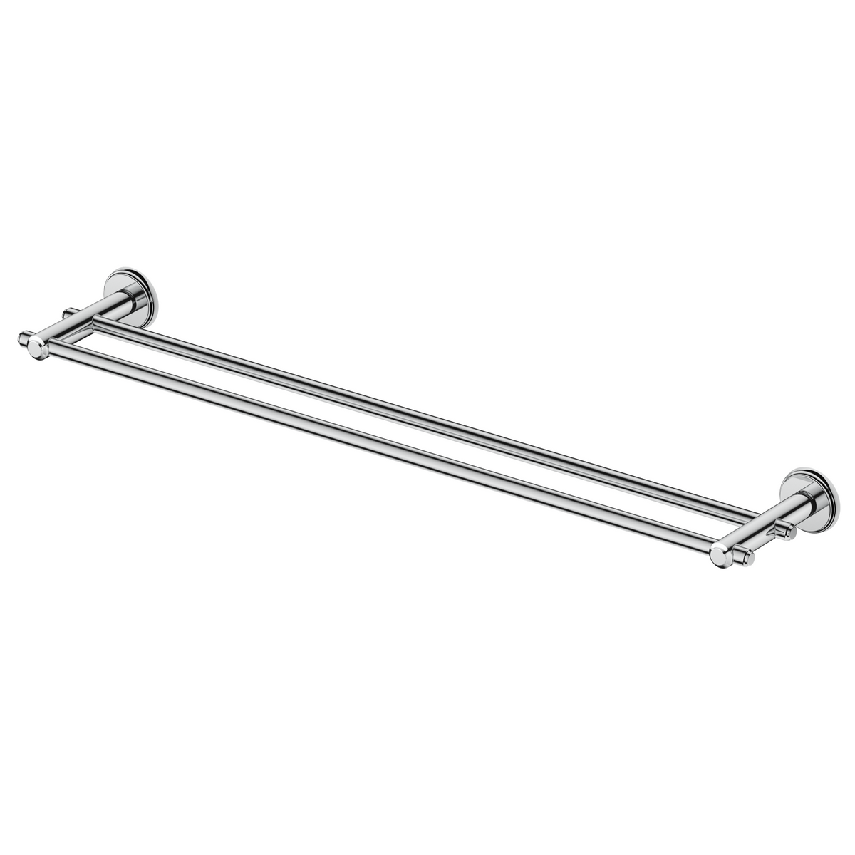 Bella Vista Mica Heritage Double Towel Rail 600/800 MM - Chrome
