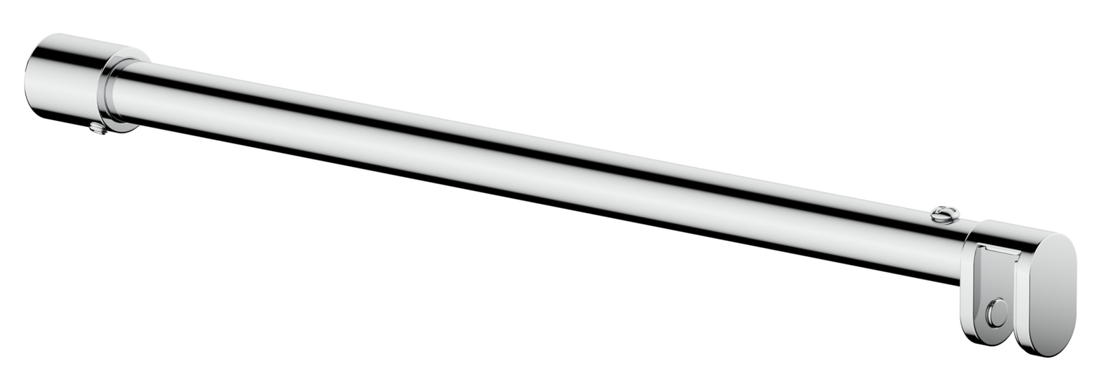 Bella Vista Shower Screen Stabiliser Bar - Round - Cut to Size - Chrome