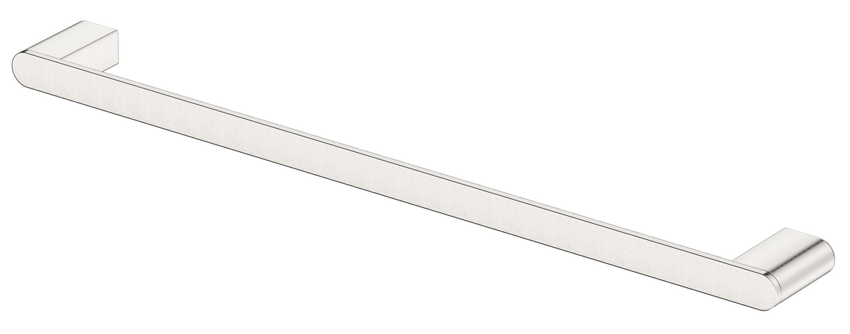 Bella Vista Supra Single Towel Rail - 350/600/800mm - Brushed Nickel