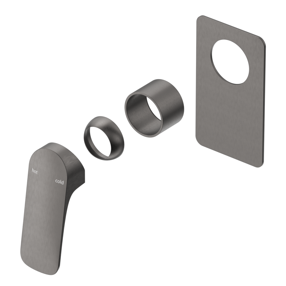 Bella Vista Kaza Shower Mixer - Square Plate - TRIM KIT ONLY