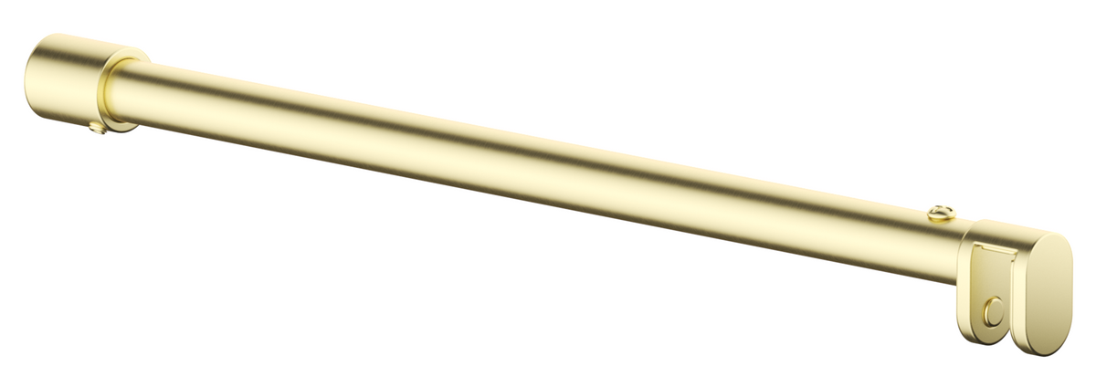 Bella Vista Shower Screen Stabiliser Bar - Round - Cut to Size - French Gold