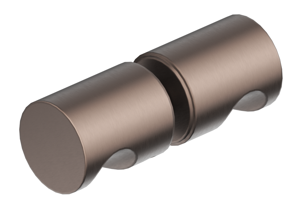 Bella Vista Shower Screen Handle - Round - Dusk Bronze