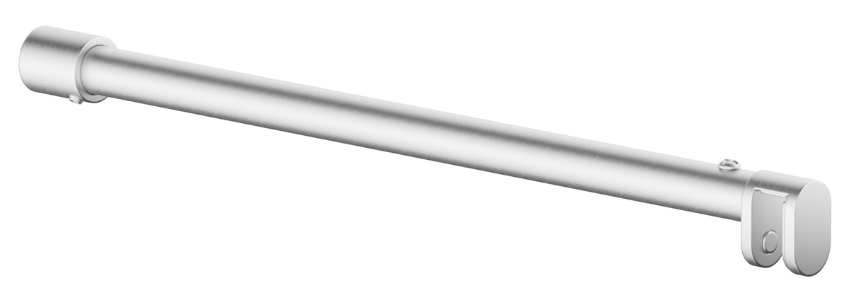 Bella Vista Shower Screen Stabiliser Bar - Round - Cut to Size - Brushed Nickel