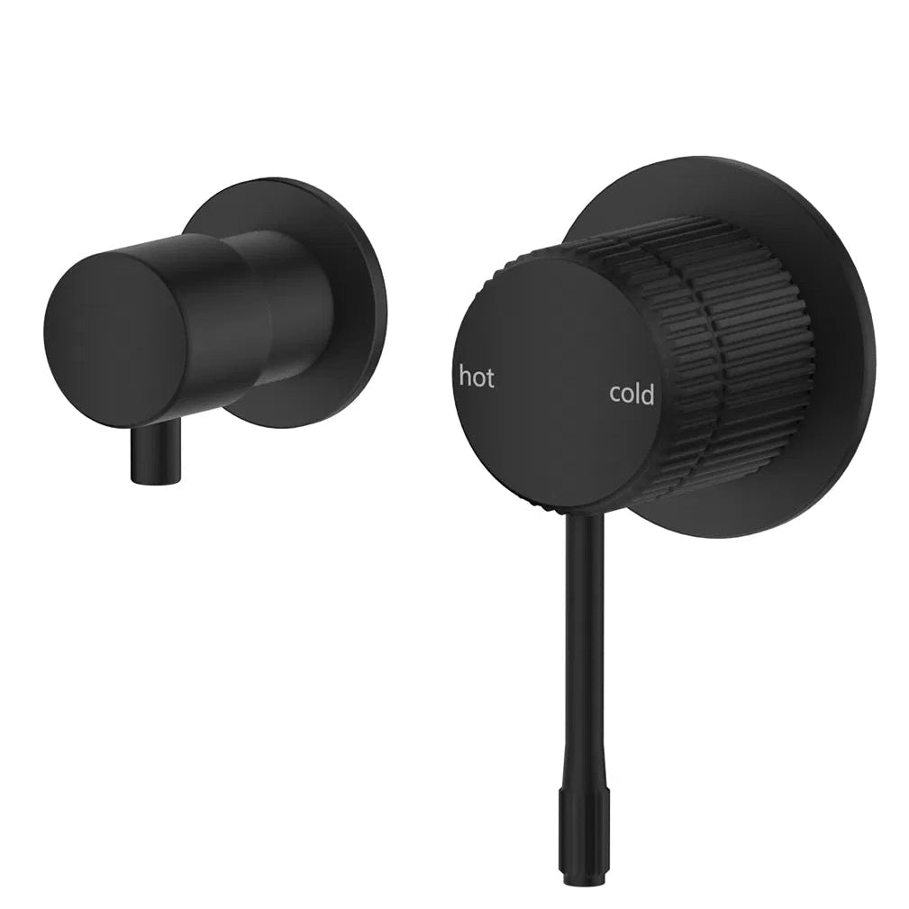 Bella Vista Mica Fluted Shower Mixer Diverter - Sideways